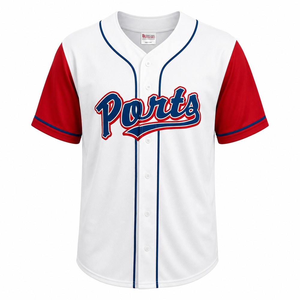 Stockton Ports Minor League Baseball SGA Jersey White Red Blue Men 2XL 17